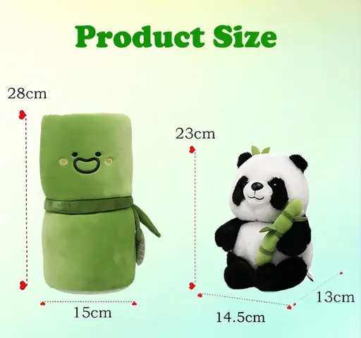 Bamboo Panda Soft Toy - Panda Teddy Bear (15 Inches & Above)