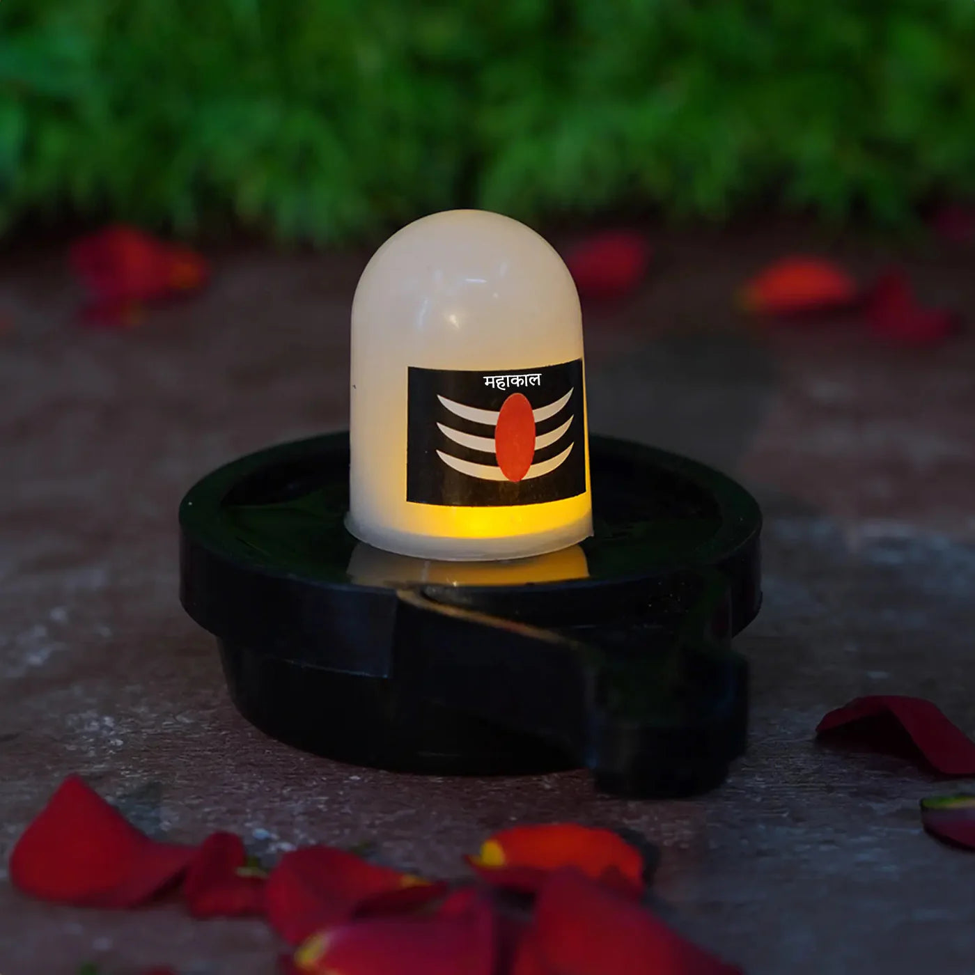 Water Sensor Shivling LED Light Diya