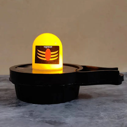 Water Sensor Shivling LED Light Diya