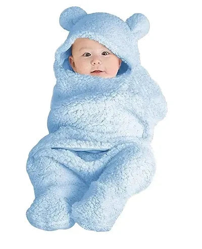 My NewBorn Baby 3-in-1 Baby Blanket Wrapper Cum Sleeping Bag - Pack of 1