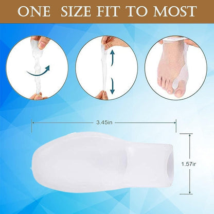 Silicone Toe Separator for Adults – Bunion Corrector Splint Kit