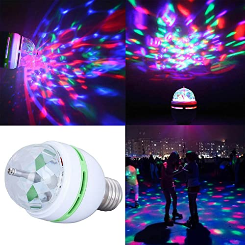 360 Degree LED Crystal Rotating Bulb - Magic Disco LED Light