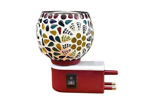 Electric Camphor Diffuser/Kapoor Dani Stand/Incense Burner with On/Off Switch for Home and Office