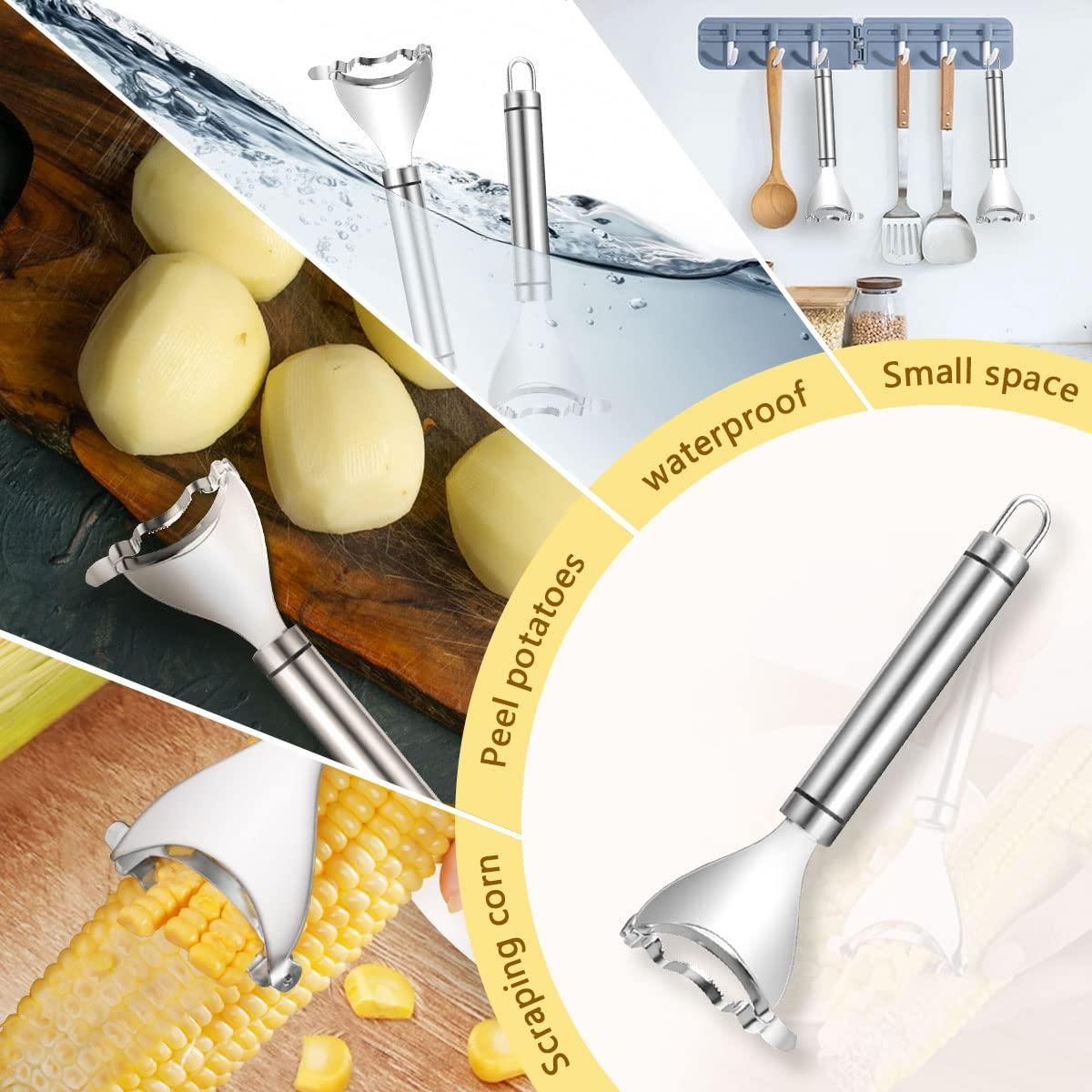 Stainless Steel Corn Cob Peeler