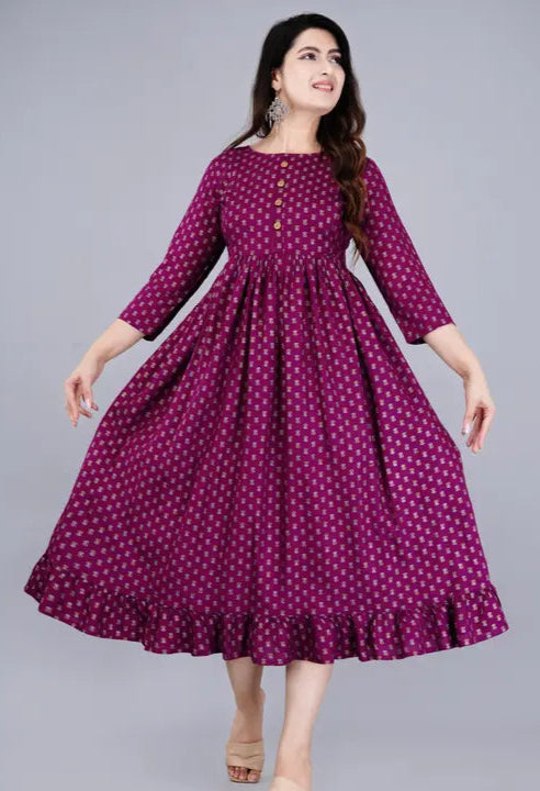 Stylish Printed Maternity Kurti for Women