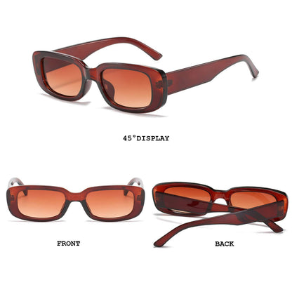 Unisex Free Size Rectangle Sunglasses