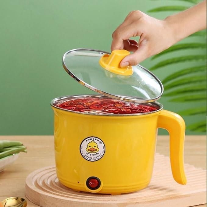 Electric Mini Cooker – 1.8L | Stainless Steel | Multipurpose Cooking