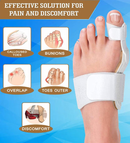 Silicone Toe Separator for Adults – Bunion Corrector Splint Kit