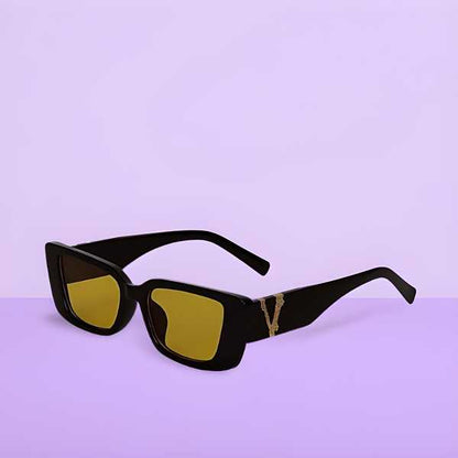 Unisex Free Size Rectangle Sunglasses