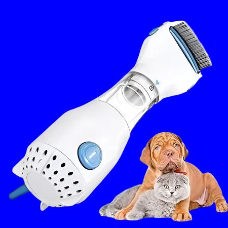 MyneMart® Electric Pet Comb| Cat Comb |Pet Hair Comb |Pet Lice Comb |Dog Flea Comb with 1 Filter