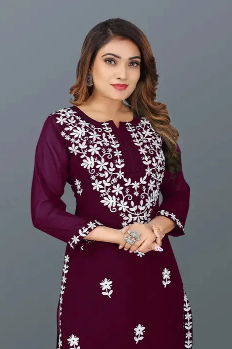 Designer Fabulous Embroidered Kurti for Women