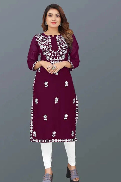 Designer Fabulous Embroidered Kurti for Women