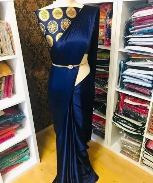 Attractive Women's Satin Saree