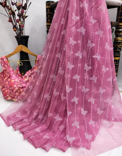 New Organza Silk Saree