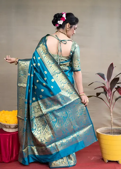 Soli Marathi Pethani Pure Silk Saree for Women