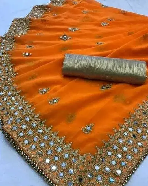 SEEMA MIRROR TRENDY SAREE