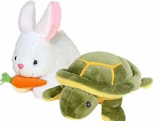 PICKPO TOYS Combo - Stuffed Animal Rabbit and Turtle (2 Pcs)